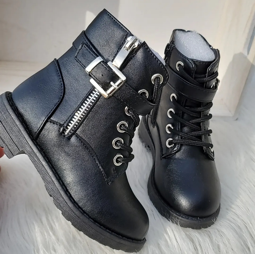 Black Combat Boots